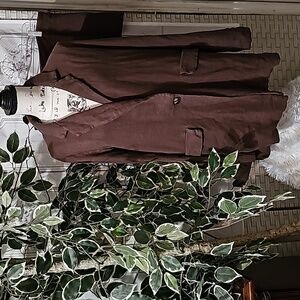 Free People If You Try Brown Blazer and Shorts Set 8
